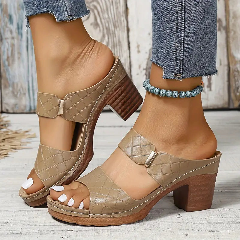 Sandalias Serena | Plataforma Antideslizante y Estilo