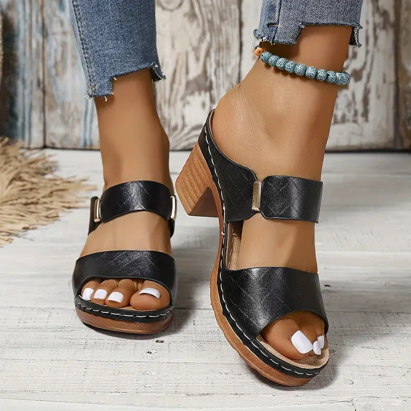 Sandalias Serena | Plataforma Antideslizante y Estilo