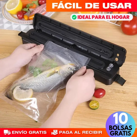 Sellador de bolsas al vacío + 10 bolsas