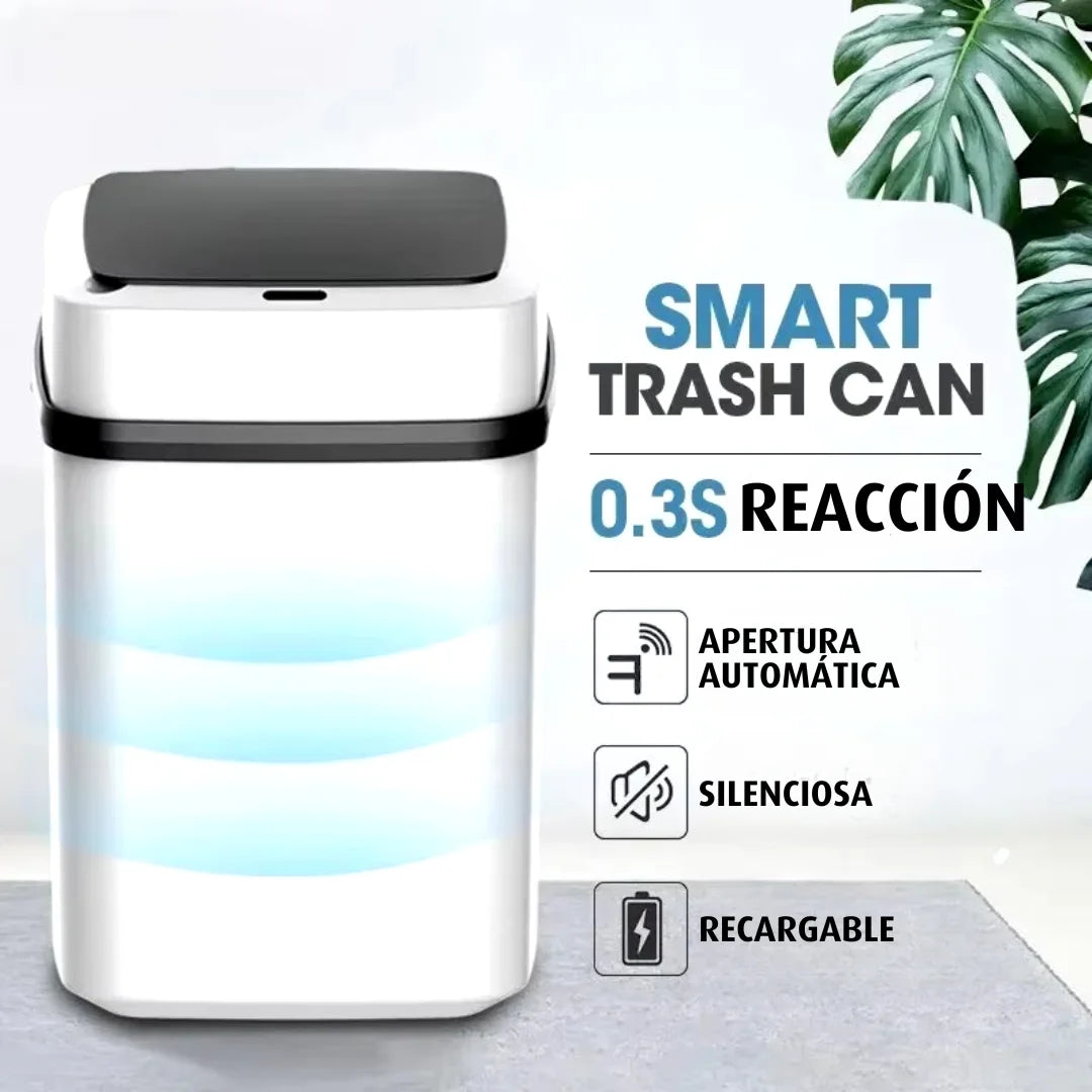 Caneca de basura automática recargable